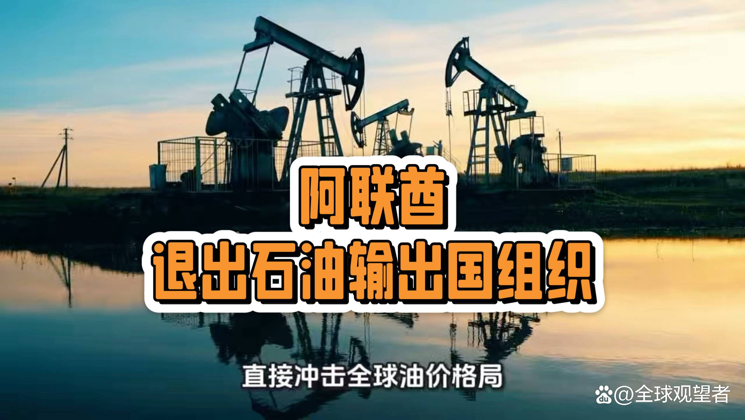 阿联酋宣布5月1日起退出OPEC和OPEC+