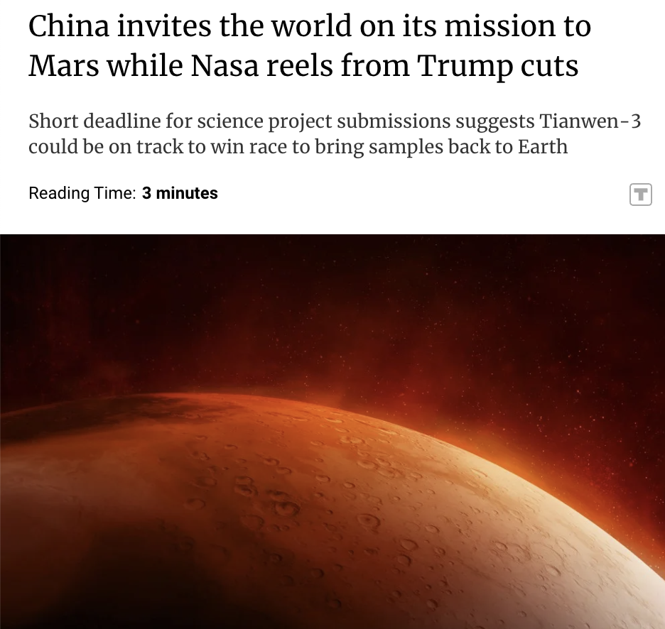 中国航天史上最长任务开启 谁来接力“天问”？