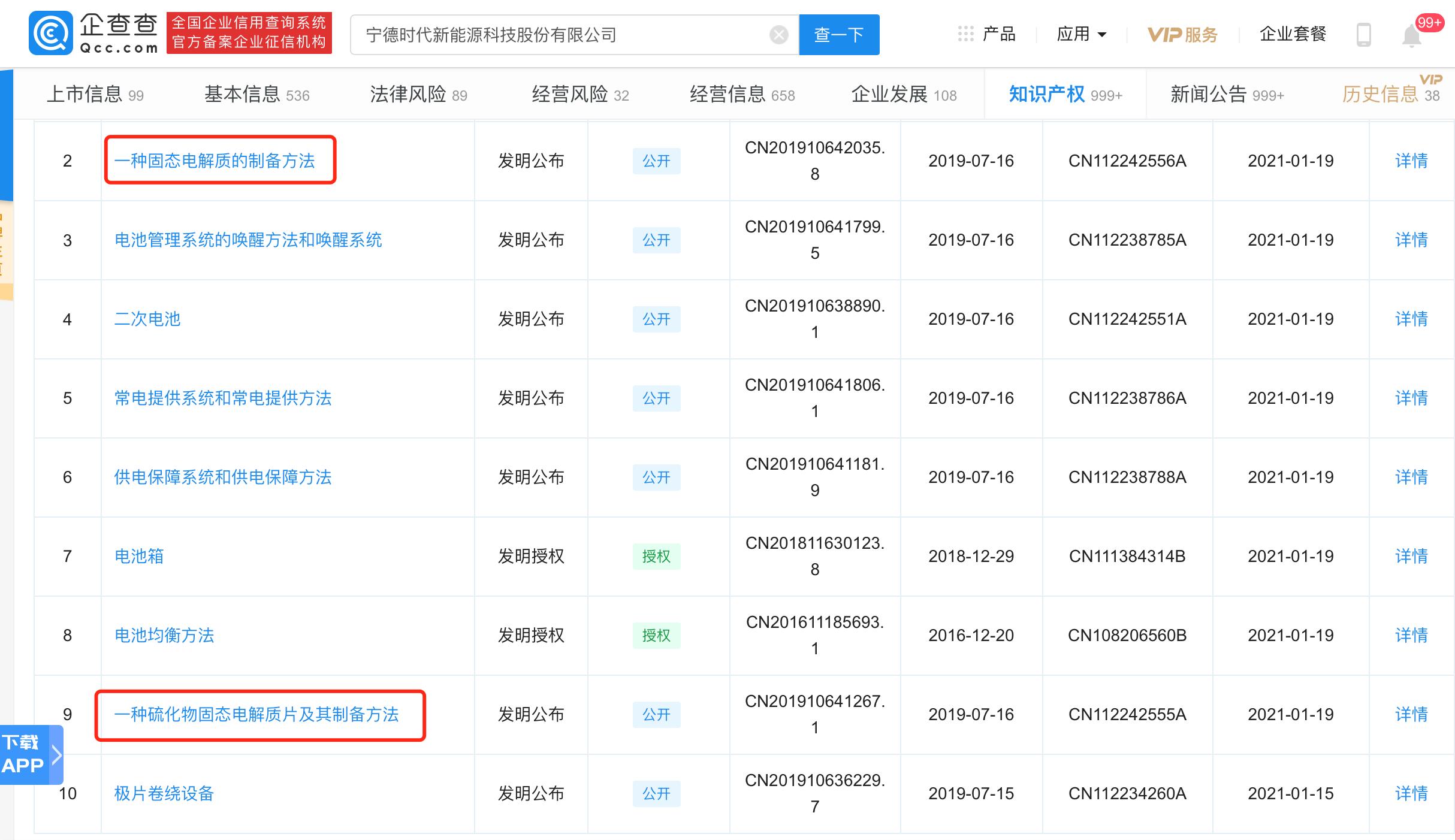 宁德时代获得发明专利授权：“防爆检测装置及电池生产系统”