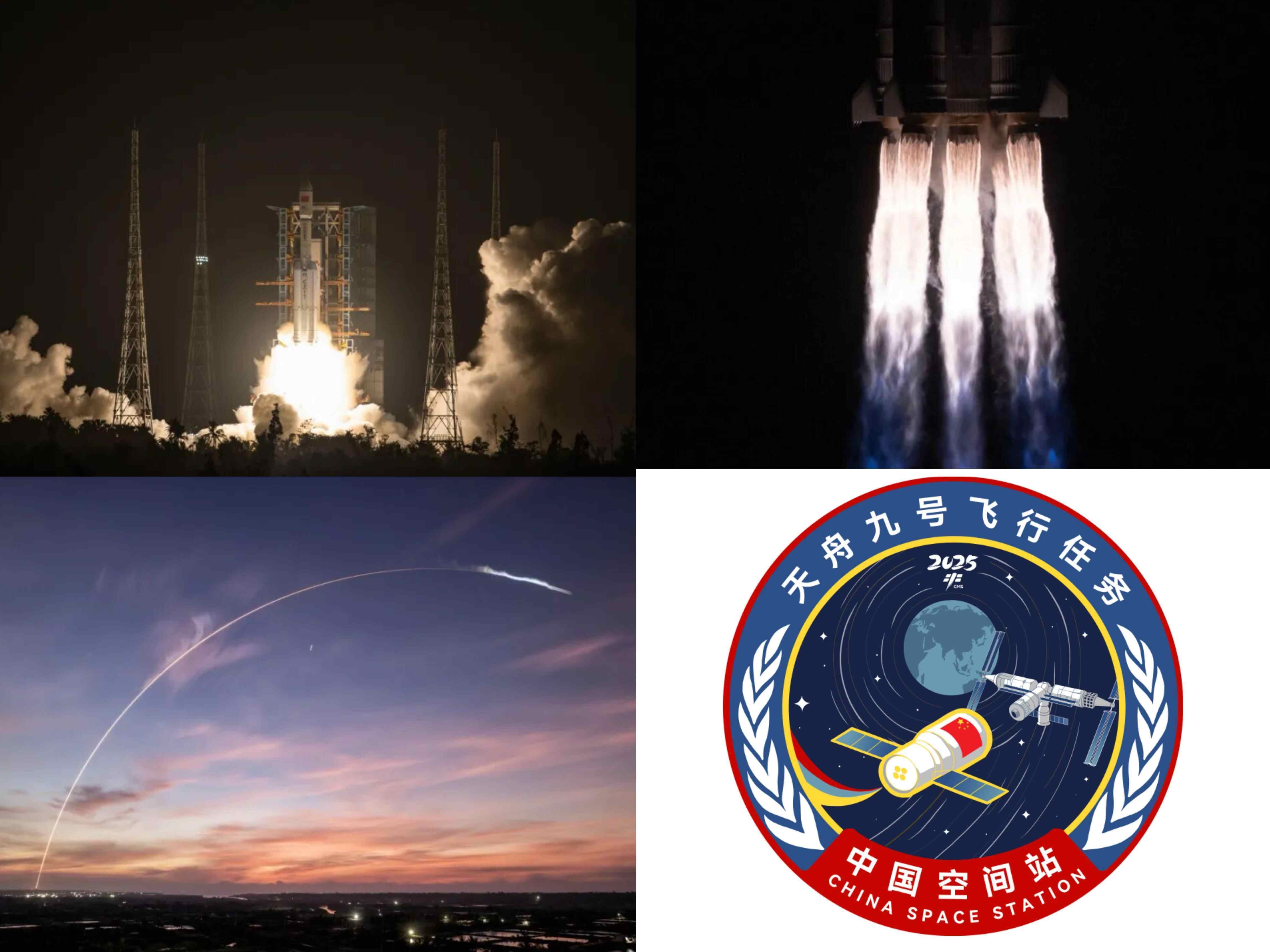 天舟九号货运飞船已受控再入大气层